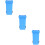 6Pcs Blue Desktop Trash Cans Multi-Functional Kitchen Holders 10