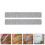 24Pcs Self-Adhesive Felt Pin Board Strips Light Grey for Office Decor 10