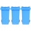 6Pcs Blue Desktop Trash Cans Multi-Functional Kitchen Holders 5