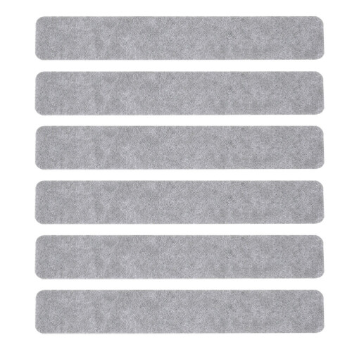 24Pcs Self-Adhesive Felt Pin Board Strips Light Grey for Office Decor 1