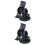 2Pcs Strong Suction Adjustable Car Mount Holder for 40 GPS Black 5