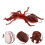 3Pcs Realistic Simulation Ants Model For Halloween Pranks Garden Decor 9