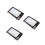 3Stk Retro Handy Bildschirm-Magnifier ABS Material Multicolor Tragbar 9