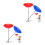 4Sets Multifunctional Circus Juggling Kit with Colorful Plastic Props 9