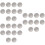 30Pcs Durable Silver Paper Cake Boards Lightweight Cake Circle Base 6