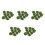 50Pcs Mini Landscape Grass Tufts Plastic Decorative Plants 5