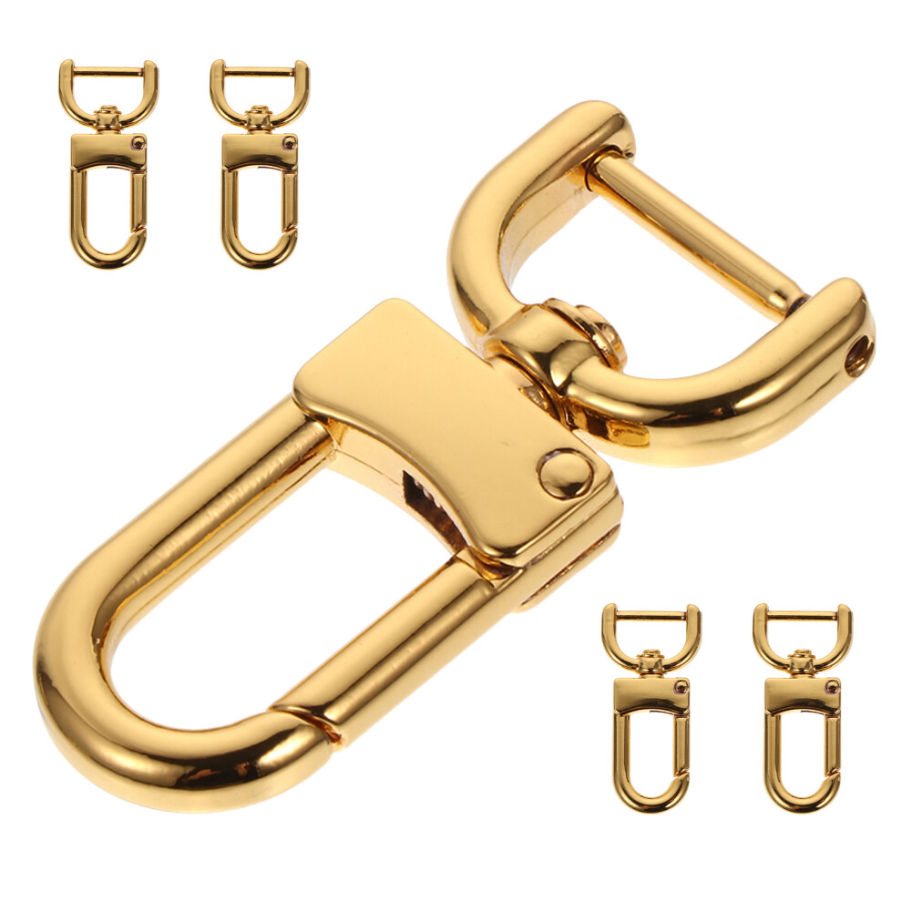20Pcs Golden Zinc Alloy Bag Buckle Clips Durable Purse Strap Hardware 3631485440196