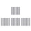 24Pcs Self-Adhesive Felt Pin Board Strips Light Grey for Office Decor 9