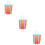 3Pcs Nylon Drawstring Mesh Beach Bags Orange for Shells Toys Storage 9