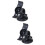 2Pcs Strong Suction Adjustable Car Mount Holder for 40 GPS Black 7
