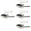 4Sets Eiswürfel- -Set Mit Zangen, Handlich Silber 6