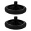 4Pcs Outdoor Trash Can Wheels Replacement Durable Black Plastic Rubber 3