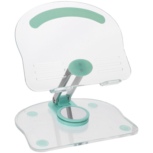 4Pcs Light Green Acrylic Tablet Stand Adjustable Foldable for Home Use 1