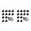 24Sets Mini Switch Cap Silver Waterproof Protective Flashlight Cover 4