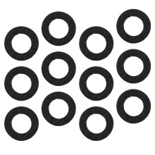 60Pcs Black Trumpet Felt Washers Cushions Practical Key Pads