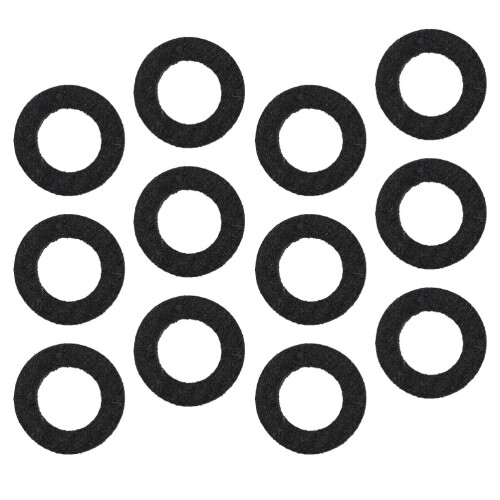 60Pcs Black Trumpet Felt Washers Cushions Practical Key Pads