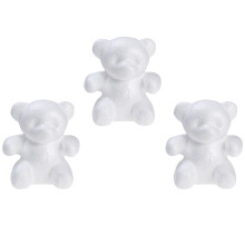 6 Pcs 1Bag DIY Bear Shape Modelings