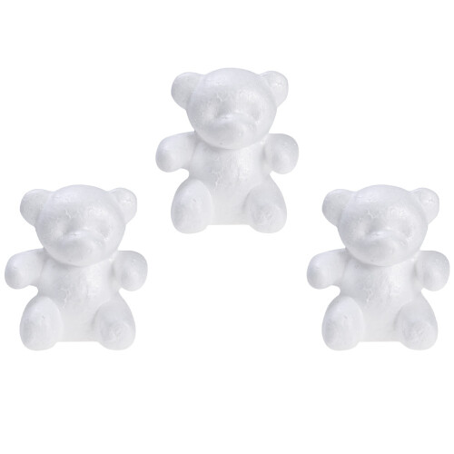 6 Pcs 1Bag DIY Bear Shape Modelings