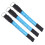 6 Pcs LED Glowing Armbands For Night Running Blue 9