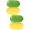 4Pcs Compact Medicine Storage Organizer Case Plastic 6-Compartment Box 6