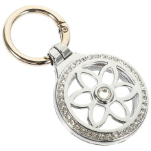 2pcs Key Chain Diamond Tag Metal Simple