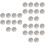 30Pcs Durable Silver Paper Cake Boards Lightweight Cake Circle Base 5