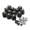 24Sets Mini Switch Cap Silver Waterproof Protective Flashlight Cover 2