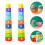2Sets Multi ABS Kids Educational Block Column Toys for Early Learning 8