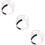 3Pcs Lightweight Pe Safety Head Suspension Hard Hat Liner Replacement 10