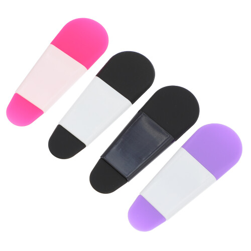 16Pcs Durable Silicone Cosmetic Scoop Spatula for Home Use