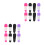 16Pcs Durable Silicone Cosmetic Scoop Spatula for Home Use 3