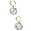 2pcs Key Chain Diamond Tag Metal Simple 7