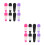 16Pcs Durable Silicone Cosmetic Scoop Spatula for Home Use 6