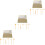 3 Sets Sand Rake Beach Sand Child Plastic 5