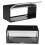 10Pcs Black Plastic Mini Car Display Boxes Stackable Storage for Kids 2