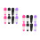 16Pcs Durable Silicone Cosmetic Scoop Spatula for Home Use 7