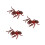 3Pcs Realistic Simulation Ants Model For Halloween Pranks Garden Decor 4