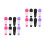 16Pcs Durable Silicone Cosmetic Scoop Spatula for Home Use 9