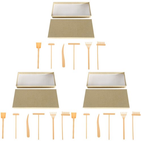 3 Sets Sand Rake Beach Sand Child Plastic 1