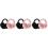 6 Pcs Solid Color Plush Folding Ear Warmer For Men Women 10