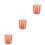 3Pcs Nylon Drawstring Mesh Beach Bags Orange for Shells Toys Storage 7