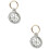 2pcs Key Chain Diamond Tag Metal Simple 6
