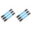 6 Pcs LED Glowing Armbands For Night Running Blue 2