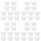 40Pcs DIY Silicone Mixing Cups Epoxy Glue Craft Tools Flexible White 5