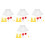 4Sets Easter Chick Headband Set with Tutu Skirt Assorted Color Costume 10