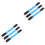 6 Pcs LED Glowing Armbands For Night Running Blue 3