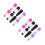 16Pcs Durable Silicone Cosmetic Scoop Spatula for Home Use 8