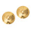 2St Gouden Legering Accessoire Jazz Cimbaal Vervanging 3