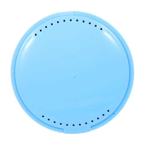 Retainer Case with Mirror for Dentures and Aligners, Durable Travel Storage Box