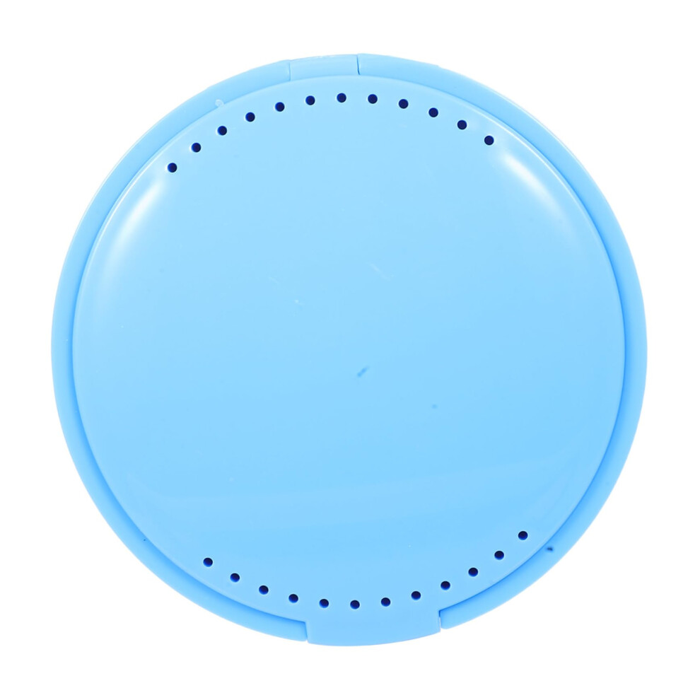 Retainer Case with Mirror for Dentures and Aligners, Durable Travel Storage Box